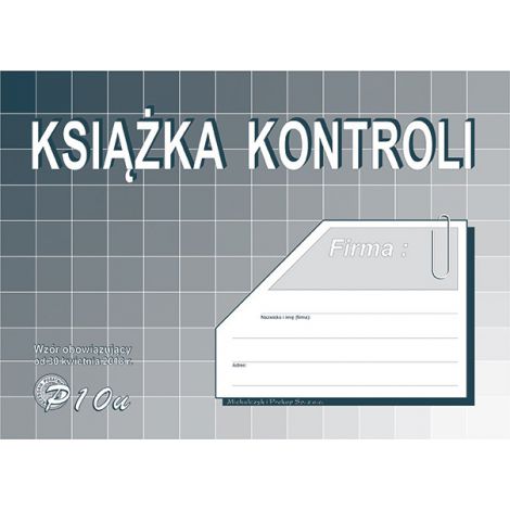 Druk MiP Książka Kontroli A5/16